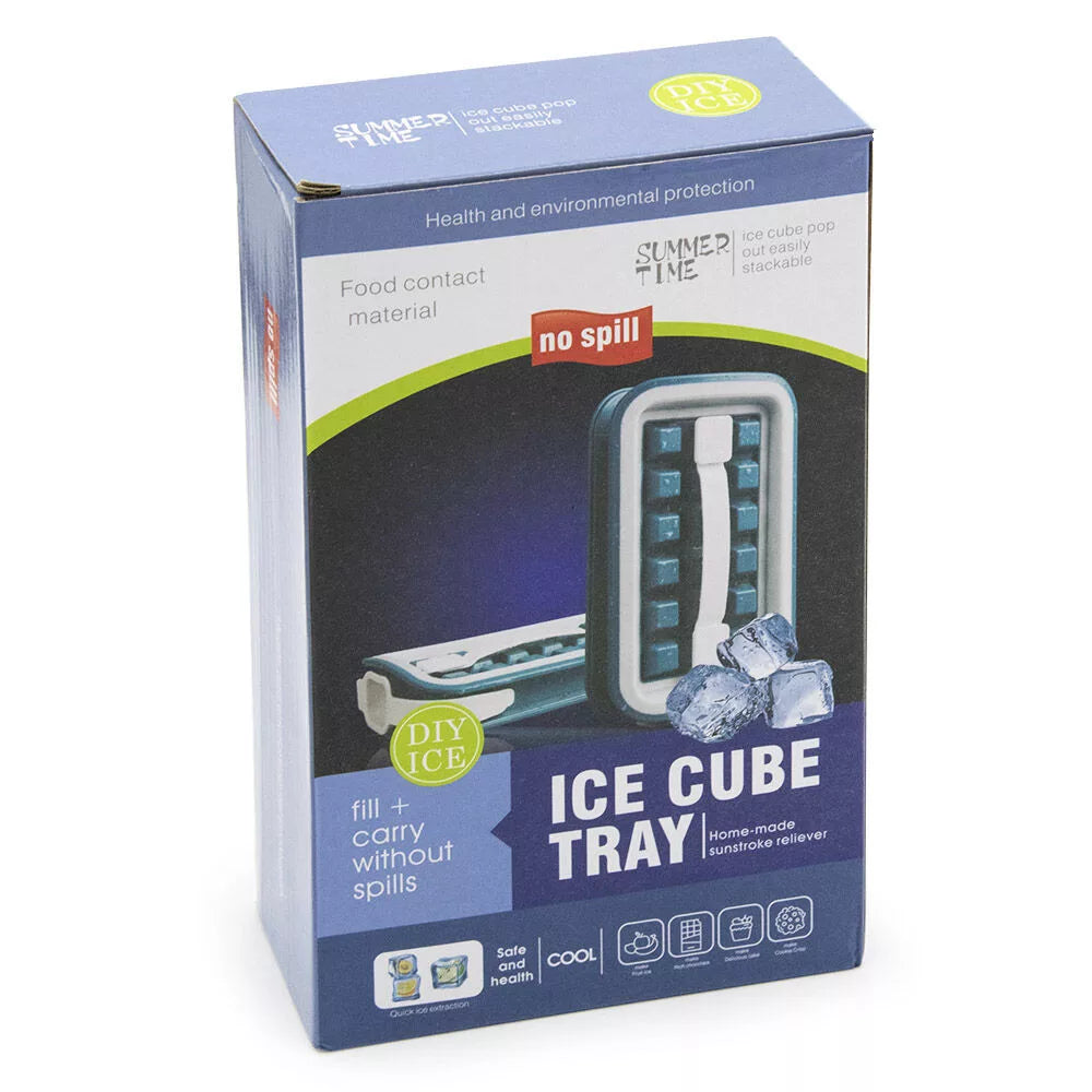 Silicone Ice Cube Maker, Sealable, Leak-Proof