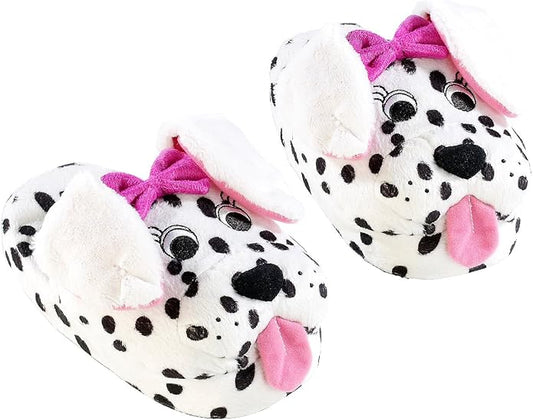 Fluffy Flopz Fuzzy Plush Slippers for Kids and Teens with Movable Ears