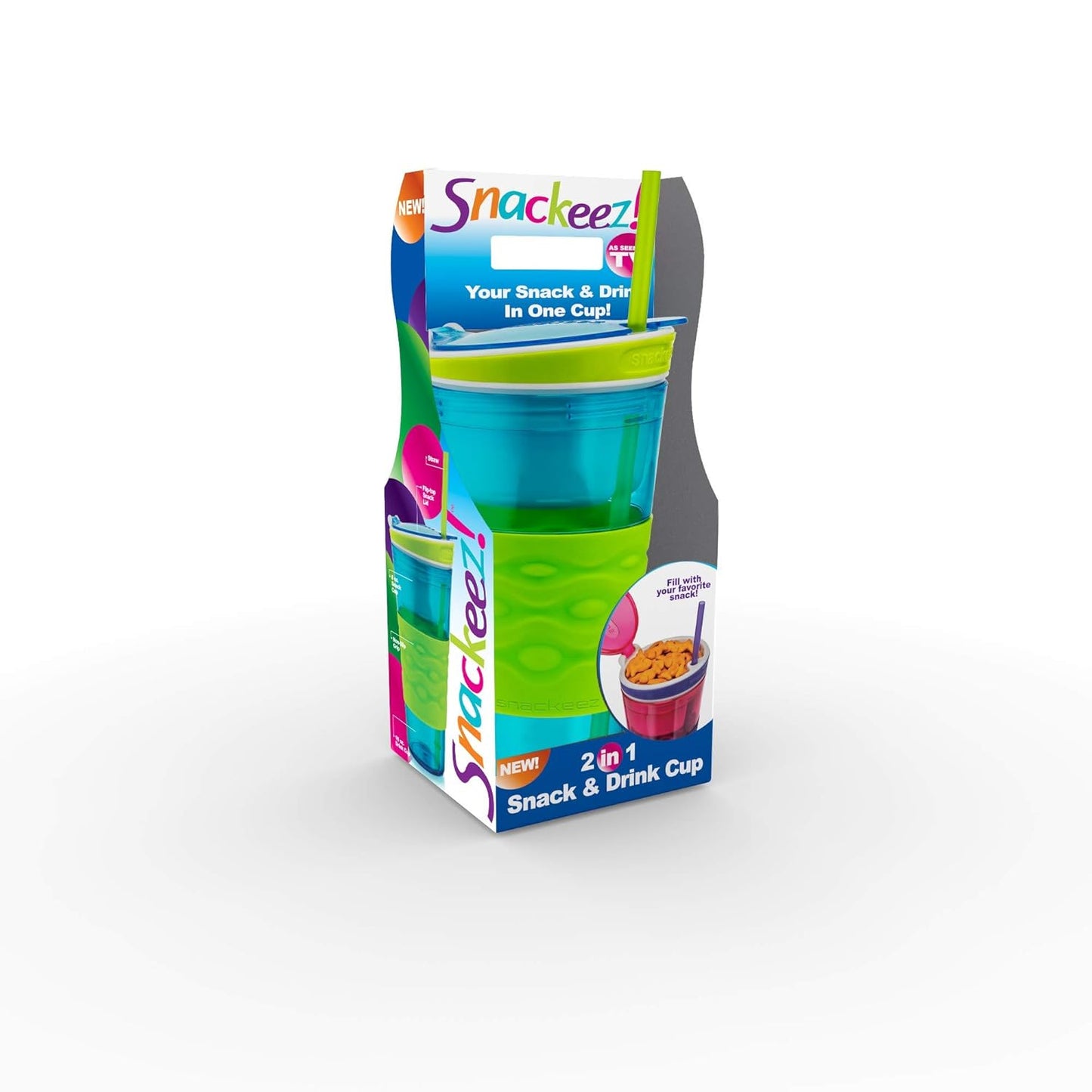 Snackeez! – The Ultimate All-in-One Snack and Drink Cup