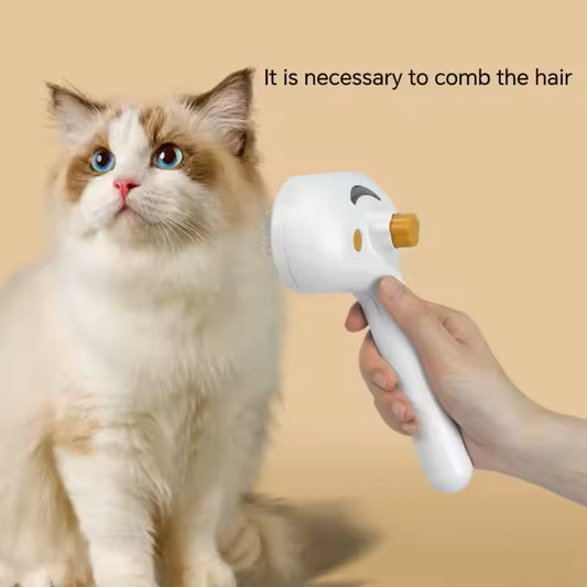 Pet Massage Brush & Cat Spray Comb