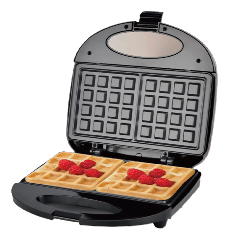 Compact Waffle Maker with Non-Stick Surface