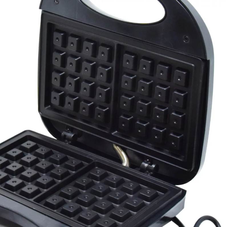 Compact Waffle Maker with Non-Stick Surface