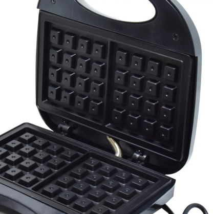 Compact Waffle Maker with Non-Stick Surface