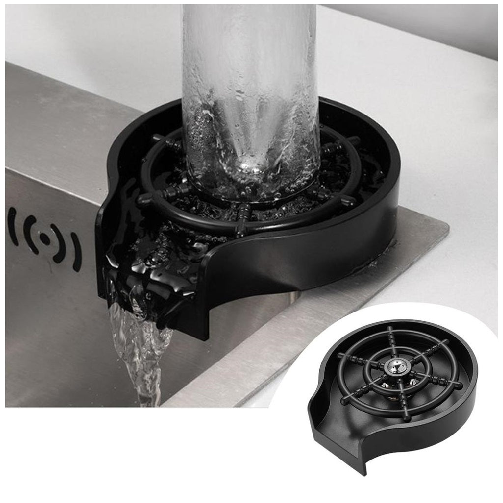 Automatic Cup Washer – Ideal for Bars, Restaurants, and Home Use – Black