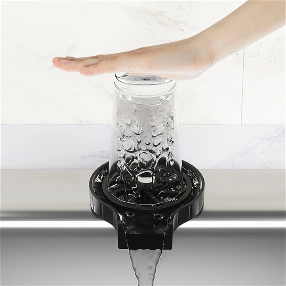 Automatic Cup Washer – Ideal for Bars, Restaurants, and Home Use – Black