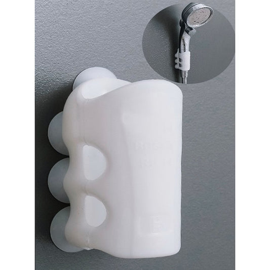 Bosky Rich Silicone Shower Holder with Suction Cup - Wall-Mounted Stand (2 pcs)